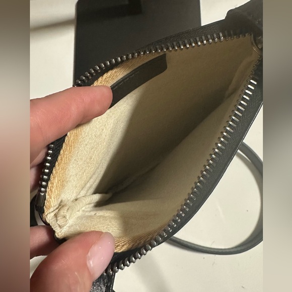 BVLGARI Black Logo Canvas & Leather Crossbody Bag - Picture 4 of 5